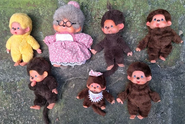 Ancienne Peluche Kiki Le Vrai Kiki Sekiguchi Yeux Bleus
