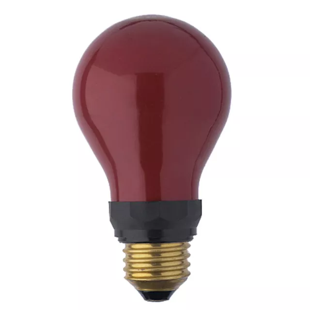 Luz de seguridad segura PHOTOLUX PF712E 15w rojo cuarto oscuro 240v E27 bombilla ES roja segura