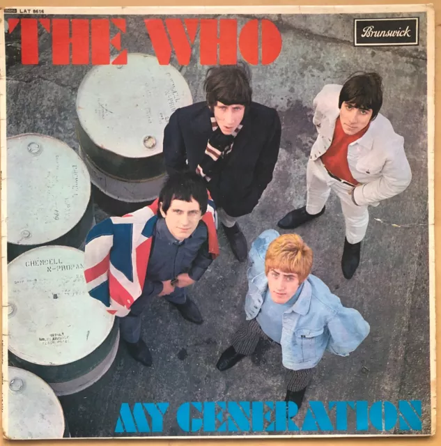 The Who My Generation 1St Press 1965 Uk Brunswick  Vinyl Lp Lat 8616