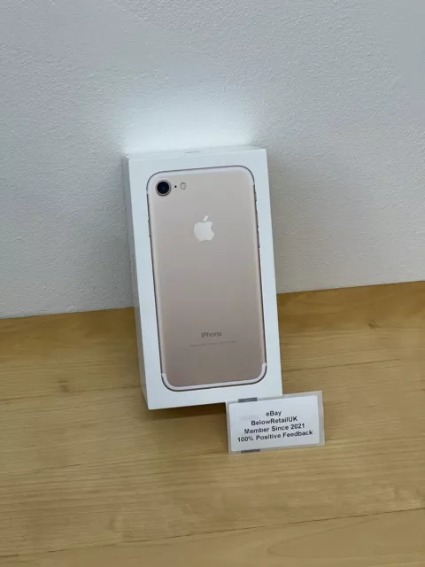 New Boxed Apple iPhone 7 128GB Gold Unlocked - Genuine 100% Battery Health