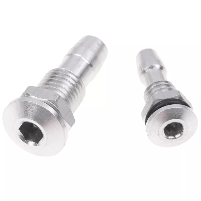 2PCS Aluminum Alloy Water Outlets Thread With O-ring Screws For RC Boat M6/M SN❤