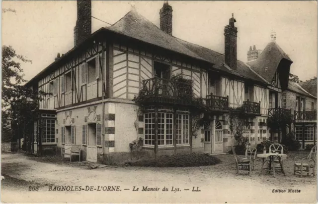 CPA BAGNOLES-de-l'ORNE-Le Manoir du Lys (29922)