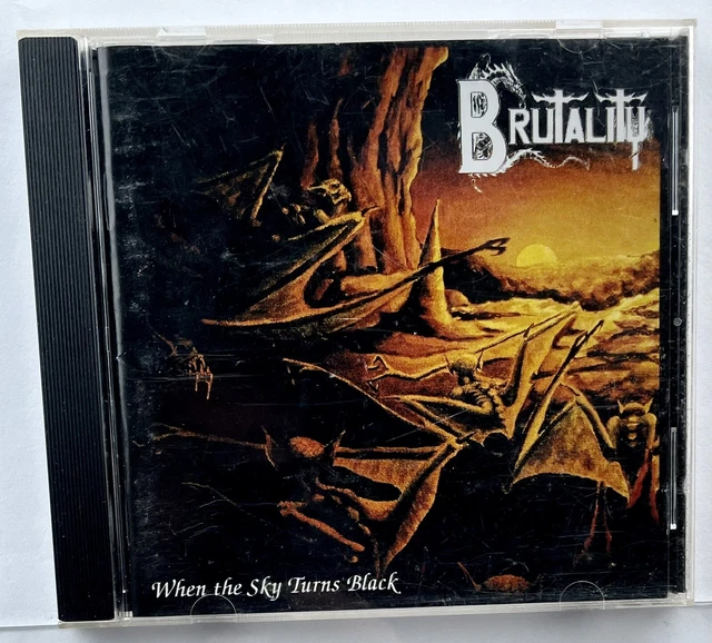 WHEN THE SKY Turns Black by Brutality (CD, 1994, Nuclear Blast) Germany ...