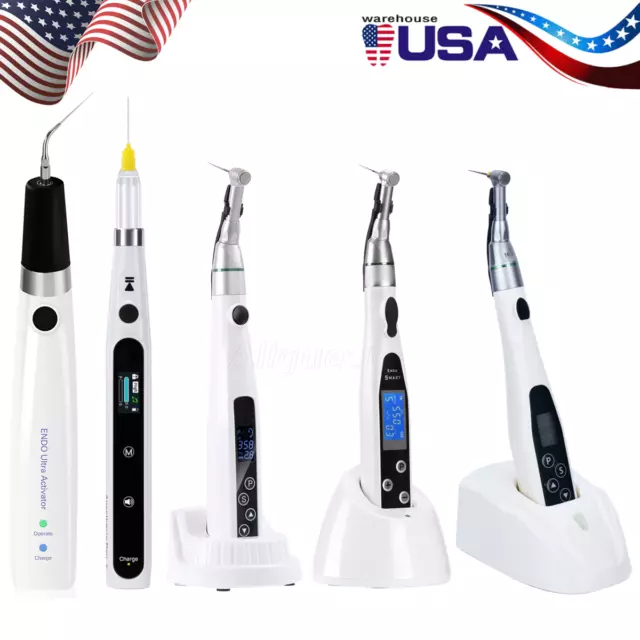 Dental Wireless 16:1 Endo Motor/Ultrasonic Activator/Anesthesia Device USA