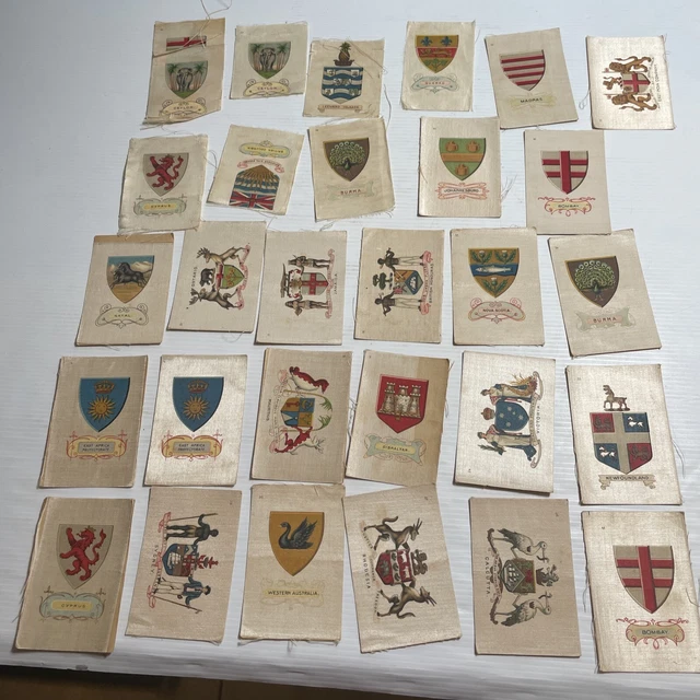 CIGARETTE CARDS ARMS of The British Empire 1910 Antiquarian Wills