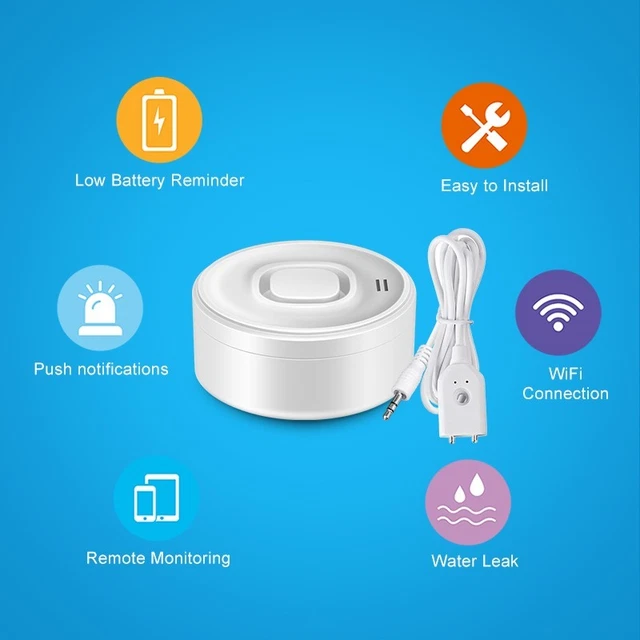 Kidde, Water Leak Sensor and Freeze Alarm, Wi-Fi, 1 Pack Kidde, Water Leak Sensor and Freeze Alarm, Wi-Fi, 1 Pack