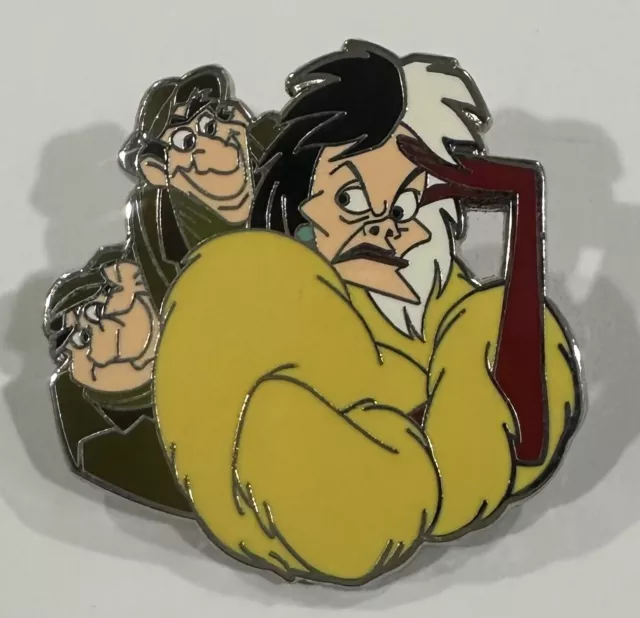 Disney Trading Pins 78572: Mini-Pin Collection - Villains Cruella De Vil, Horac