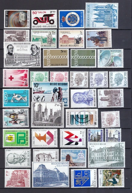 Belgien postfrisch Jahrgang 1971 siehe Bild