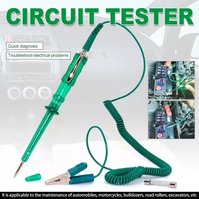 Tester circuito auto 6 V 12 V 24 V sonda elettrica auto test penna tensione luce