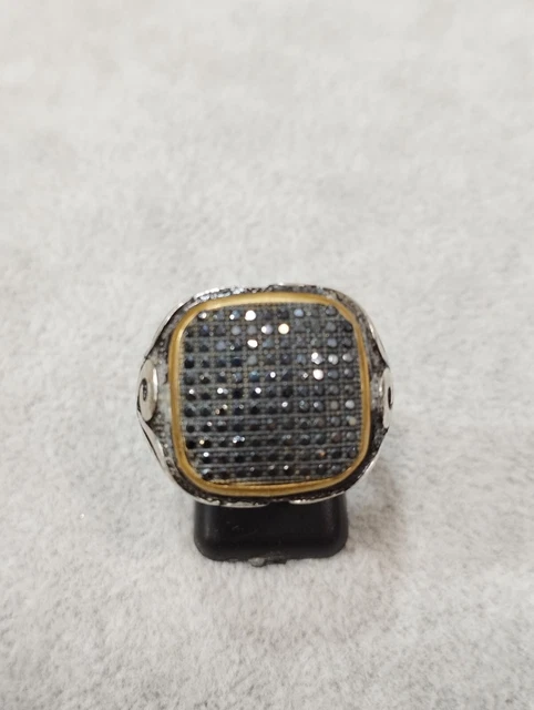 Chevalière Ancienne En Argent Avec Monogramme AJ/JA - Vintage, Occasion