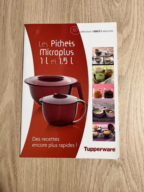 Livre de recettes Tupperware Les Pichets Microplus