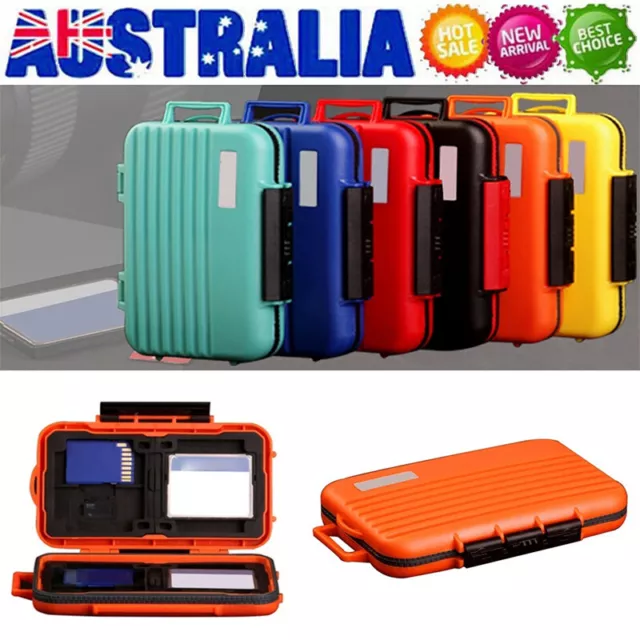 Storage Case 24Slots Waterproof Memory Card Holder Portable SD CF TF Storage Box