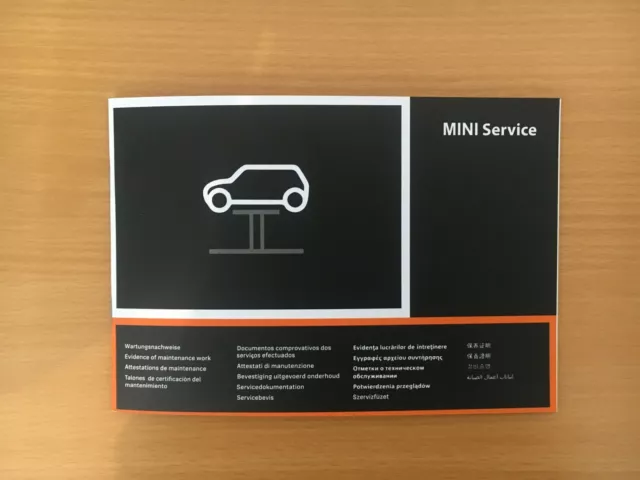 New Mini Service Book Unused Not Duplicate All Models Multi Language Mini Cooper