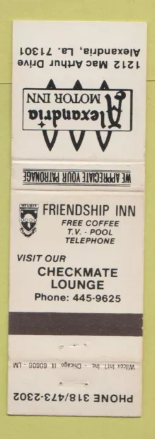 Matchbook Cover - Alexandria Motor Inn LA