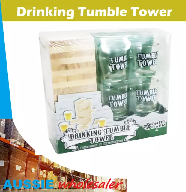 Drinking Tumble Tower The Shot Drinking Game Glass For Home Party Father day