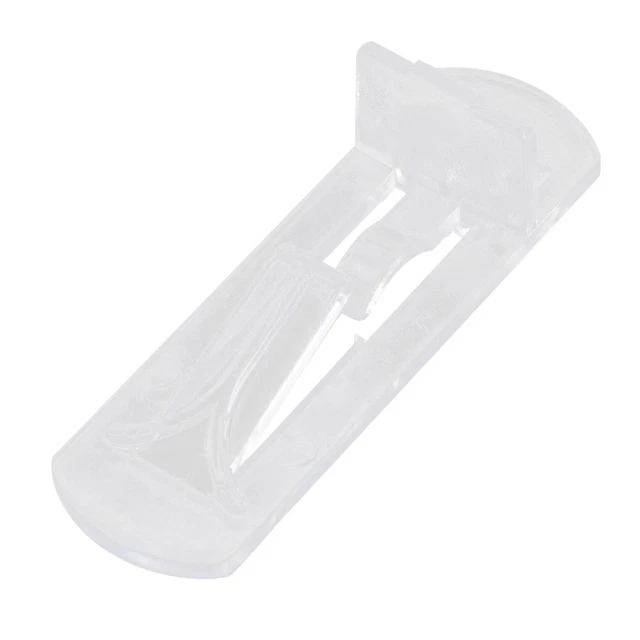 30 piezas clavijas de estantería abrazadera laminada de plástico abrazadera transparente estantería gabinete de cocina
