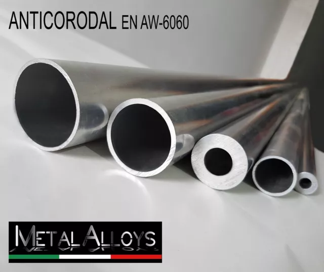 Tubo Tondo Alluminio da Ø  22 mm IN DIVERSE LUNGHEZZE E SP. ANTICORODAL