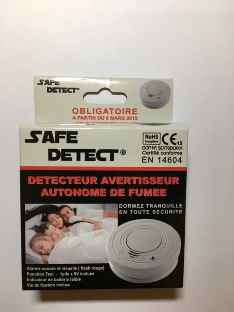 SAFE DETECT - Détecteur de fumée SD770