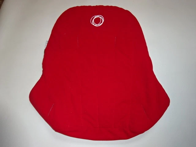 FODERA Tessuto Cameleon Originale BUGABOO per Sedile Copertura Pile Morbido Rosso