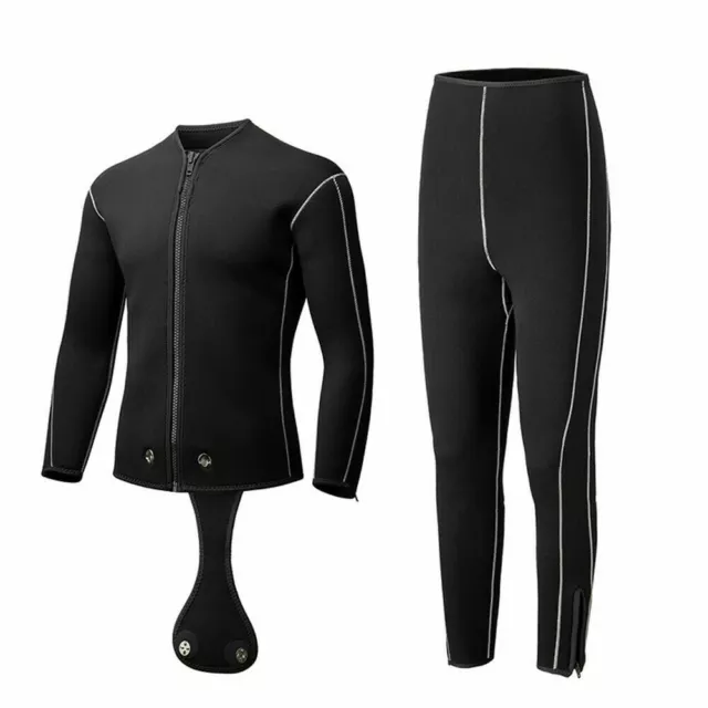 Men's 3mm/5mm Neoprene Diving Wetsuit Jacket Pants Diving Suit Scuba Jump Suit