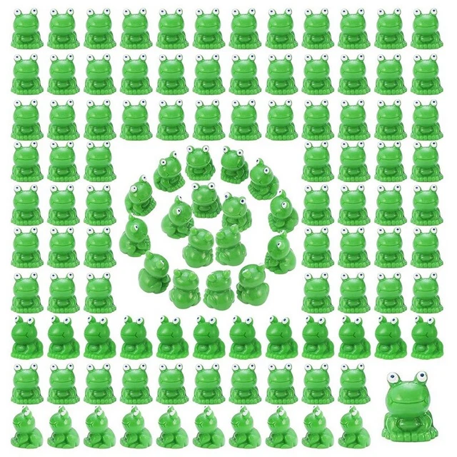 220 STÜCK HARZFRÖSCHE, Miniaturfiguren, Kleine Frösche für Garten
