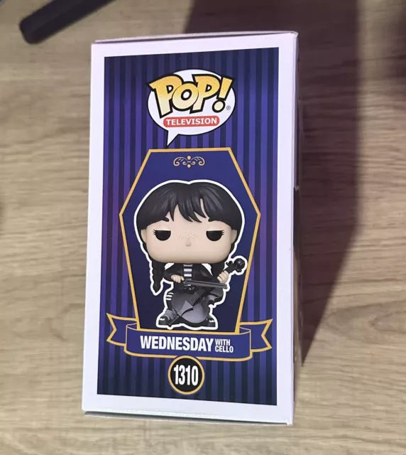 Exclusive Funko Pop Addams Family WEDNESDAY WITH CELLO #1310 3