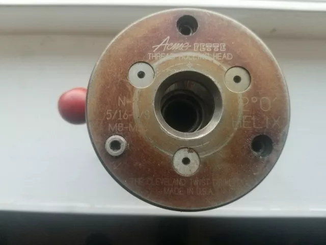 Acme-Fette N-2 Thread Rolling Head M8-M16 5/16" - 5/8" Good Condition Loc 45-1