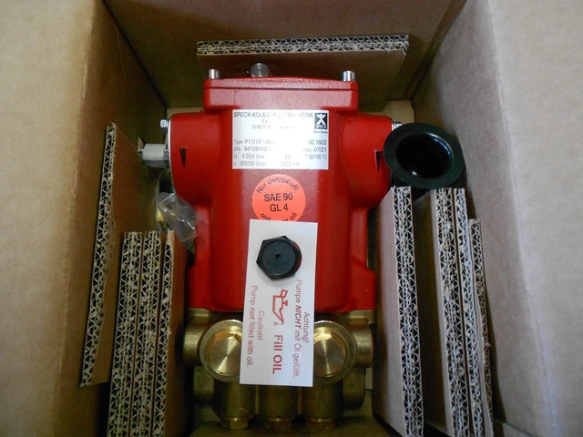 Pompa a stantuffo Speck Triplex, pompa ad alta pressione P11/10-100D per generatore di vapore