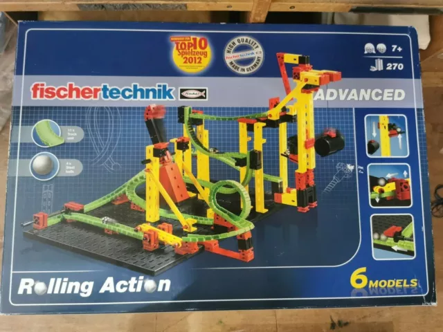 fischertechnik ADVANCED Rolling Action Konstruktionsbaukasten - inkl Ersatzteile