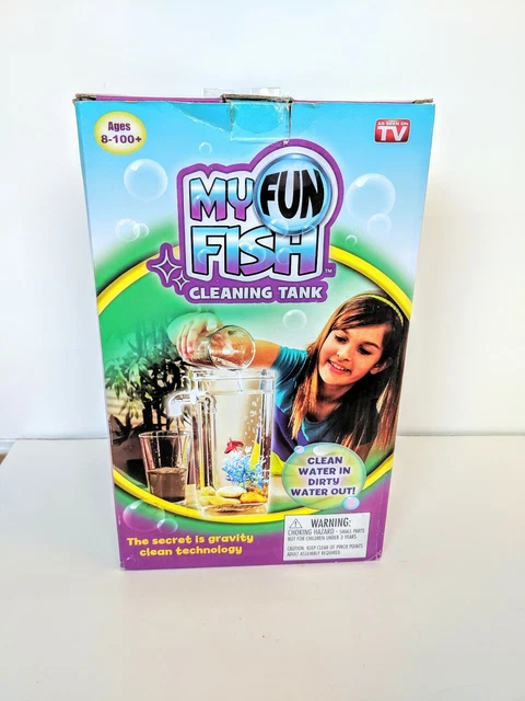 Kids Fish Tank Self Clean Fish Tank Low Maintenance Fun Gift Easy Setup Aquarium 3