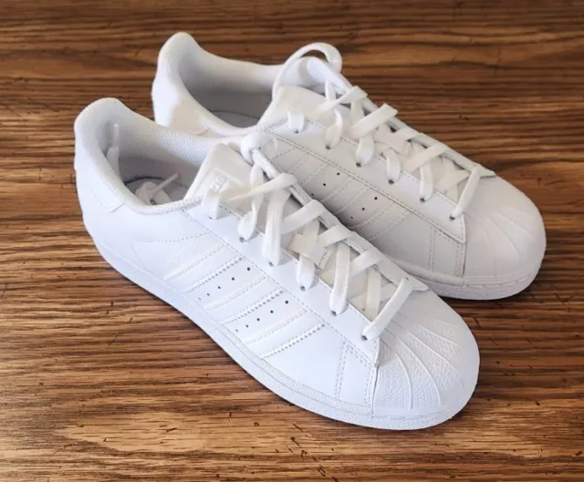 Adidas Superstar Foundation J Big Kids Shoes Running White