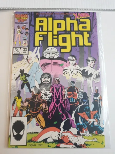 Alpha Flight #33 Marvel Comics Apr 1986 John Byrne Rare Vf+