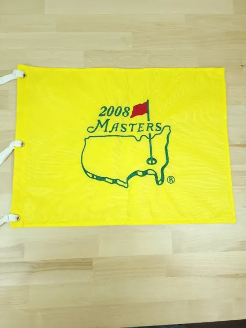 Official 2008 Masters Flag Trevor Immelman Win