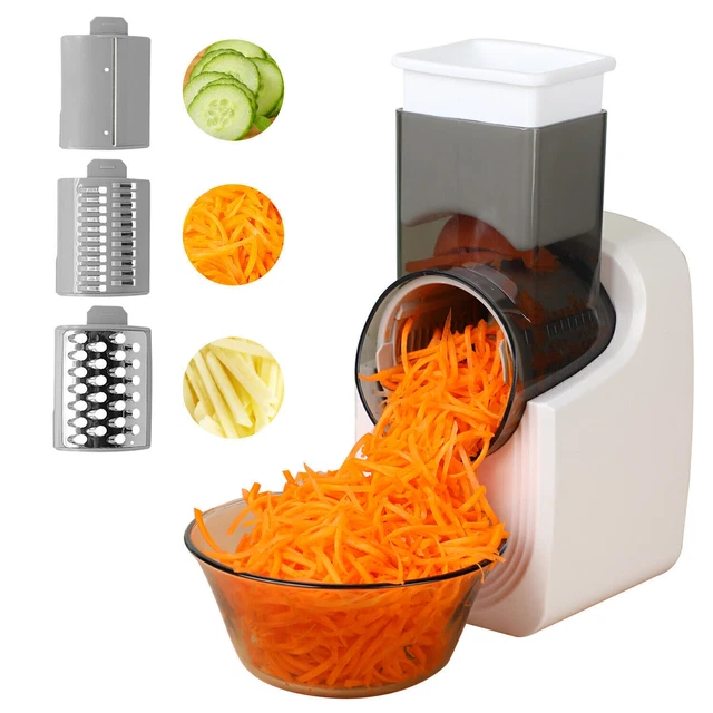 ELECTRIC SALAD SLICER Fruit Cutter Vegetable Cheese Grater Chopper