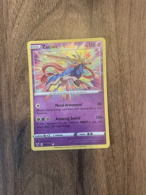 Pokémon TCG Zacian Vivid Voltage 082/185 Holo Amazing Rare