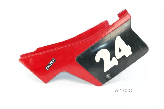 Honda XL 500 R PD02 1982 - Carénage latéral gauche rouge A170C