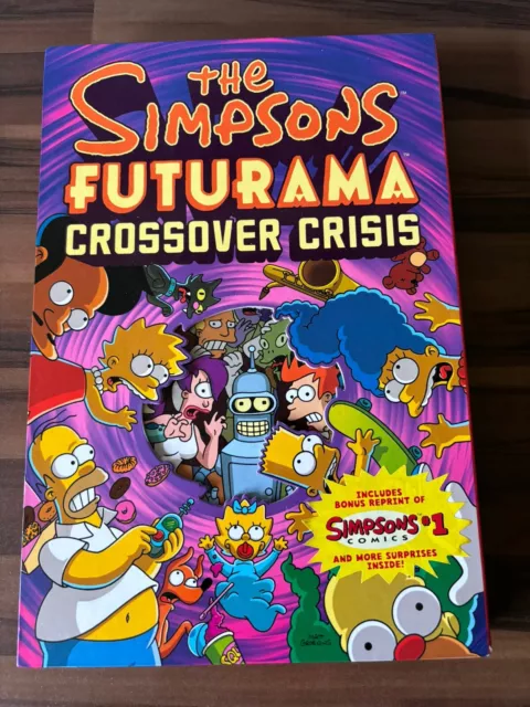 The Simpsons / Futurama Crossover Crisis (2010) Slipcase Hardcover.