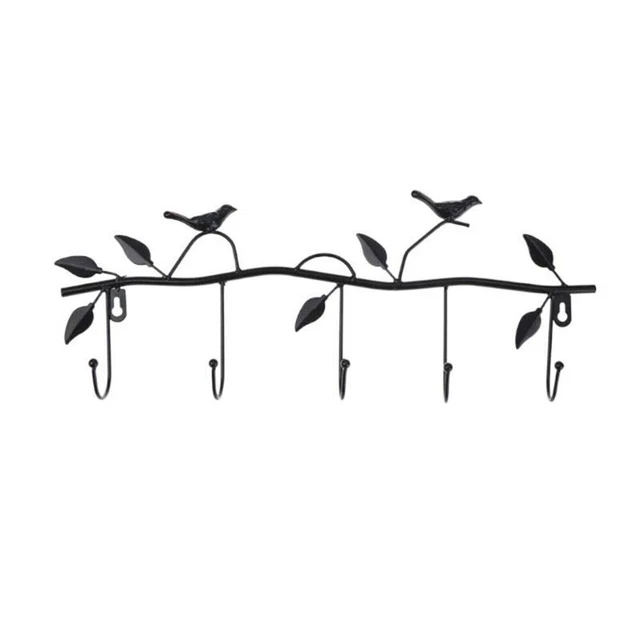 5 Hooks Key Hook Baking Paint Coat Hanger New Hanger Rack  Home