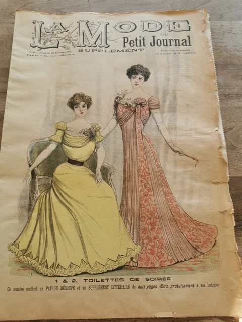 la mode du petit journal 1901 n43 p4 | Patrons historiques