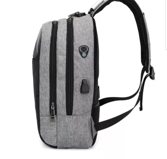 Anti-Theft Backpack Laptop Men, Women Travel Shoulder School Bag USB Charging.