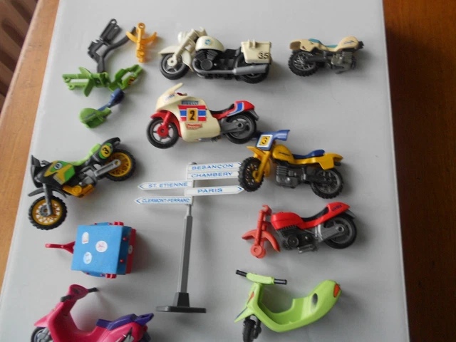 Playmobil 3565 vintage moto et motard - Jeux & Jouets