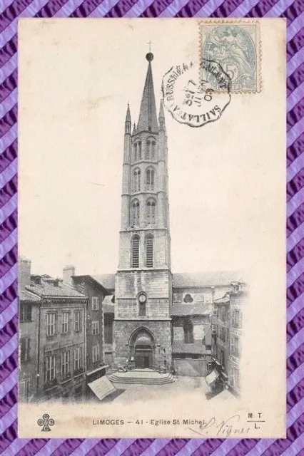 CPA 87 - LIMOGES - eglise St Michel
