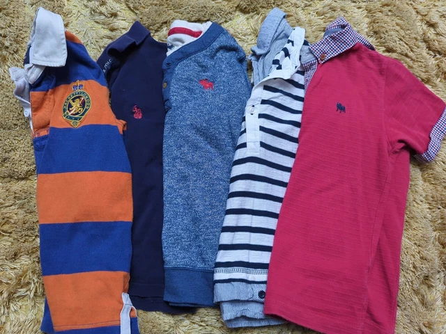Hackett, Next, Conran & Polo Boys Shirts T-shirts 5-6