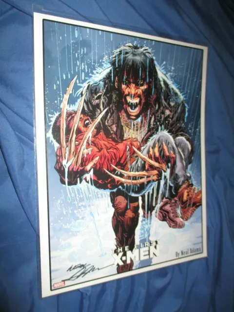 NEAL ADAMS Signed Marvel Comics Art Print  ~WOLVERINE X-Men