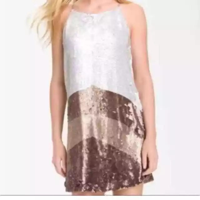 Parker Sequin Sleeveless Dress NEW Size XS
