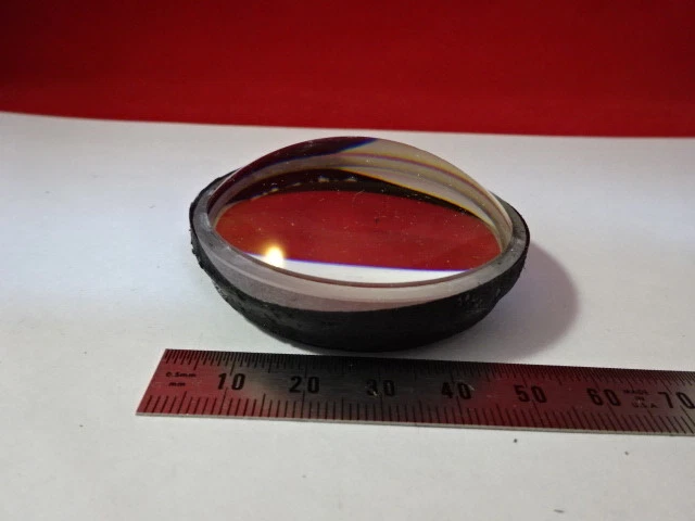 LENTILLE EN VERRE Optique Concave Convexe CC CX Comme Sur La Photo &99