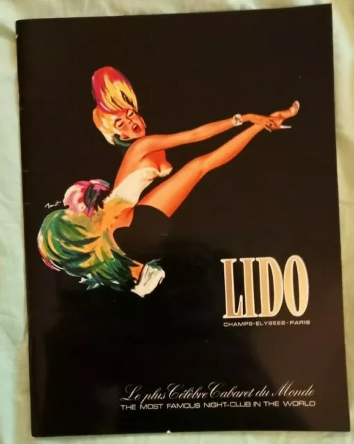 Programme Lido Champs-Elysées Paris 1981