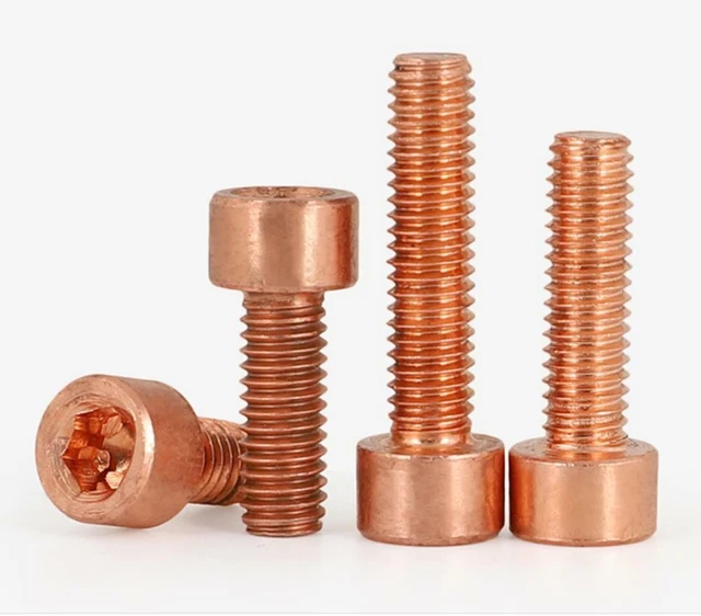 Vite Esagonale Esterna In Rame Puro M4 M5 M6 M8 M10 M12 DIN933 - Foto 11