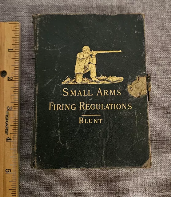 1891 3rd Edition Small Arms Firing Regulations By Stanhope Blunt