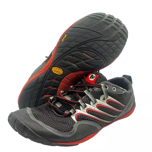 MERRELL MEN'S TRAIL Glove Barefoot Hiking Shoes Men's Sz US8 Molten ...
